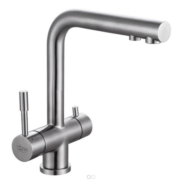 3-Wege-Wasserhahn ZARA INOX, Edelstahl massiv